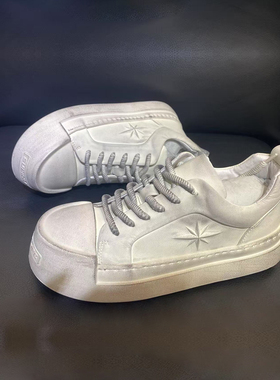 素拼男装2025秋季新款休闲鞋街头复古做旧脏脏鞋SPCSS535160AM