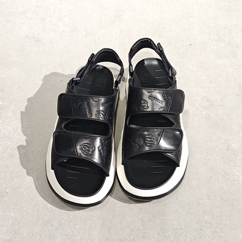 素拼男装夏季新款休闲凉鞋潮牌感软弹透气沙滩鞋SPCSS423129AM