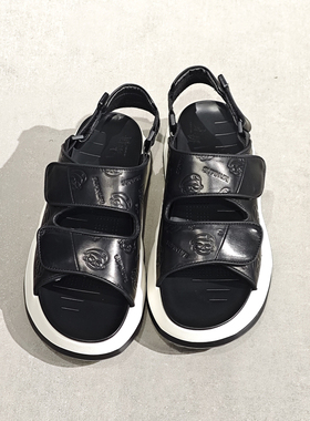 素拼男装夏季新款休闲凉鞋潮牌感软弹透气沙滩鞋SPCSS423129AM