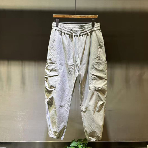 素拼男装秋季新款休闲裤潮牌小脚工装时尚长裤SPBXK535142AM