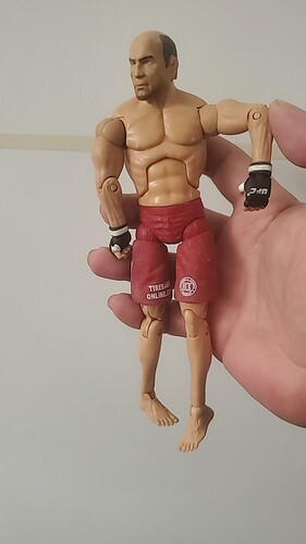 UFC 超可动 摔跤手  玩具人物 7寸可动玩偶人偶玩偶手办儿童玩具