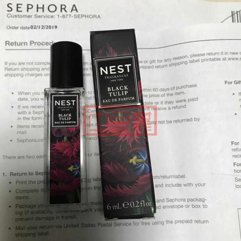 ÃÀ¹ú´ú¹º NEST black tulip ºÚÉ«Óô½ðÏã ŮʿÏãË® EDP 6ml ¹öÖé¿Ú
