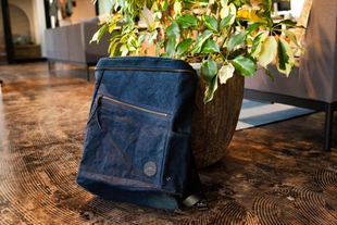 日本代购包邮仓敷帆布军级防水帆布休闲通勤旅行双肩包男女同款