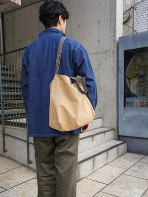 日本代购直邮日本制ARTS&CRAFTS帆布搭配摁钮单肩手提休闲包