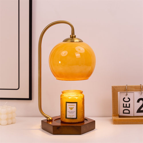 中古香薰融蜡灯无火可定时高颜值生日礼物卧室氛围灯复古床头台灯