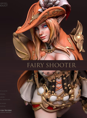 1/24 ZBBOY监制 诗人仙子  树脂手办 兵人 白模 TD-3304