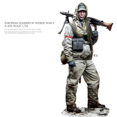 欧洲战场树脂手办兵人
