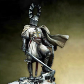 1753 哥特勇士 白模 90mm 兵人 树脂手办 原特