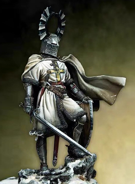 1/20 90mm 哥特勇士 树脂手办 兵人 白模(原特)  A-1753