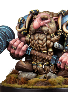 75mm 矮人锤兵 树脂手办 兵人 白模(原特)  A-1818