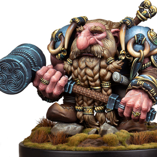 75mm 矮人锤兵 树脂手办 兵人 白模(原特) A-1818