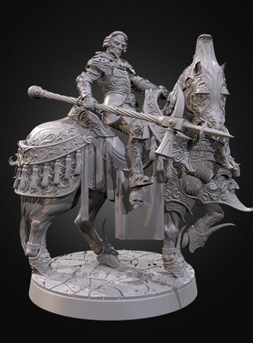 人高 38mm 50mm 75mm 骑士勋爵-魔骑士 树脂兵人 TD-7283/3D