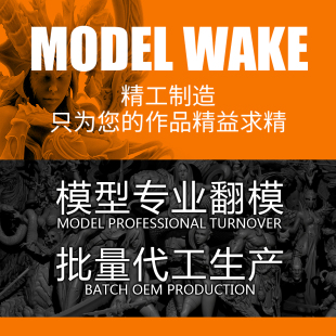 MODEL WORLD 翻模代工生产 手办兵人 动漫模型 树脂零件真空复模