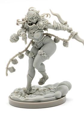 38mm  Beauty Soldier 女神系列 树脂兵人(原特白模) A-1721