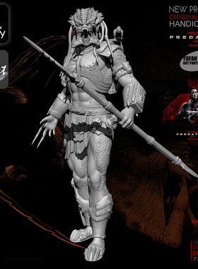 ZBBOY(监制) 1/32拼装模型战士 树脂兵人白模 TD-201916