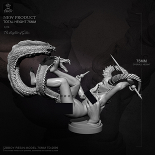 ZBBOY监制 撒旦之女 树脂兵人白模 2599 H75mm
