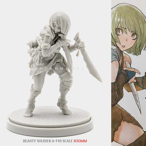 30MM KD Beauty Soldier 女神系列(白模) A-110