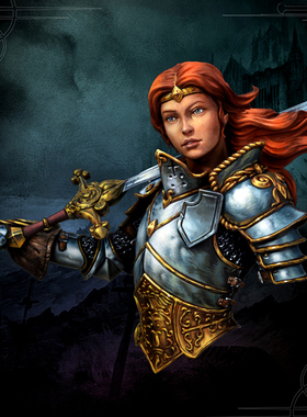 1/10 红发女骑士半身像  树脂兵人 白模(原特)  A-1937