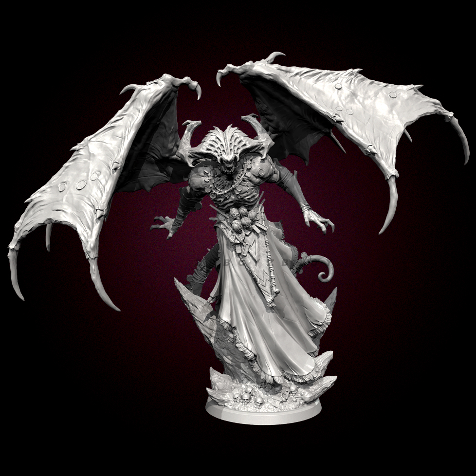 人高 65mm 85mm  105mm 深海怪人 树脂兵人白模 TD-7383/3D