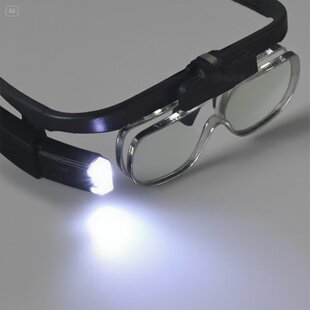 模型工具 模型上色涂装工具 眼镜式LED放大镜 TOO-98