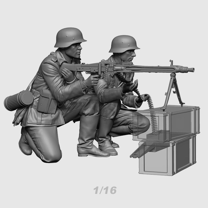 模型经典手办1/16树脂兵人