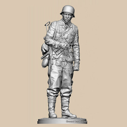 1/35 二战欧洲兵人 树脂兵人 白模(原特) A-1998