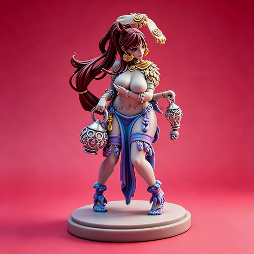 38mm Beauty Soldier 女神系列 树脂兵人 白模 A-2336