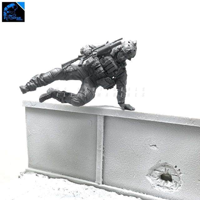 海豹突击队树脂模型兵人