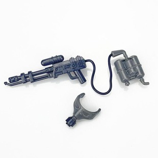 军事积木人仔装备配件防毒特警喷火器士兵小人偶模型儿童拼插玩具