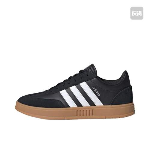 adidas neo Gradas 板鞋 男女同款 黑白棕FX9305广东66仓