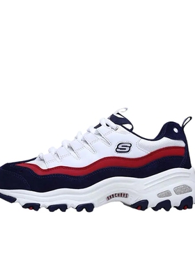 斯凯奇女鞋春季新款运动鞋老爹鞋官方正品女款13141-WNVR广东cj仓