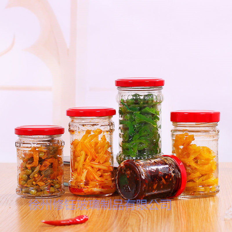 玻璃瓶商用中式玻璃密封瓶