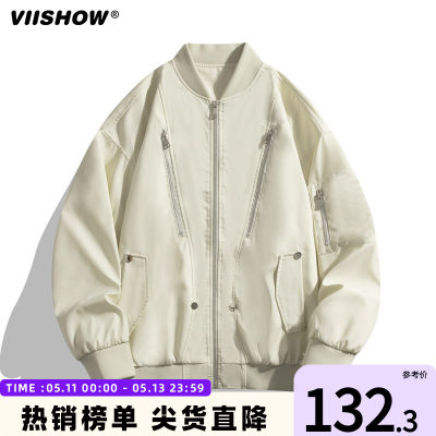 VIISHOW美式飞行外套男生