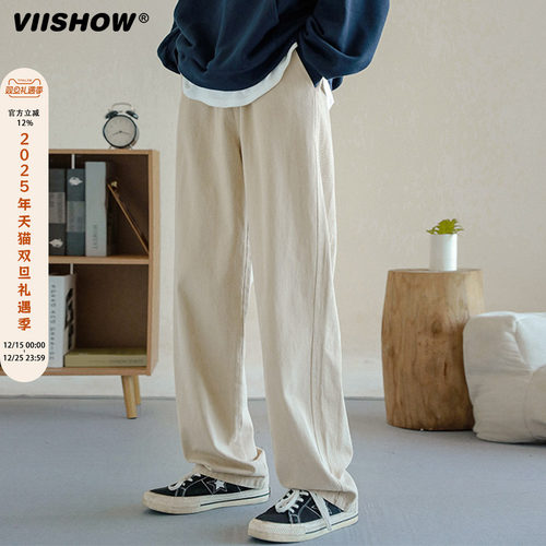 VIISHOW日系cityboy直筒裤阔腿裤