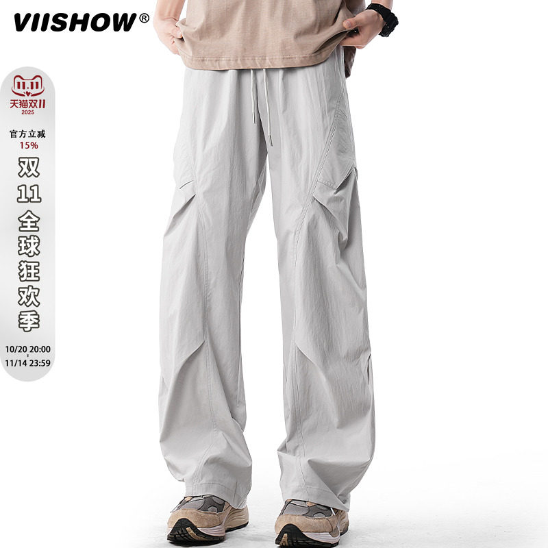 VIISHOW速干工装裤男款春休闲裤