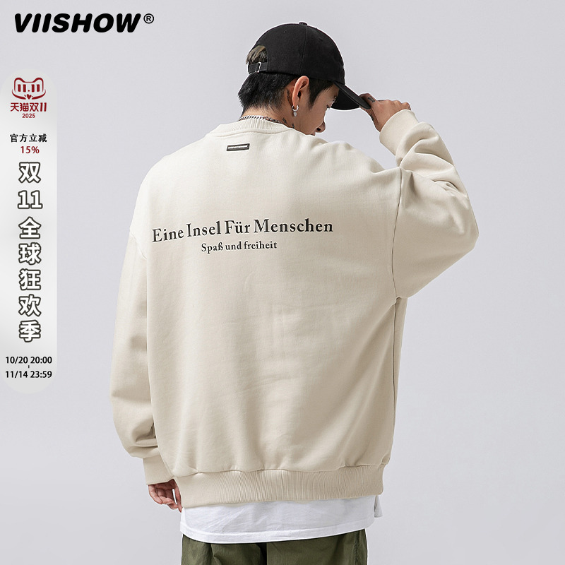 viishow潮牌美式重磅卫衣