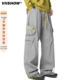 男美式 宽松直筒工装 机能伞兵裤 VIISHOW软壳冲锋裤 户外裤 秋季 裤 潮