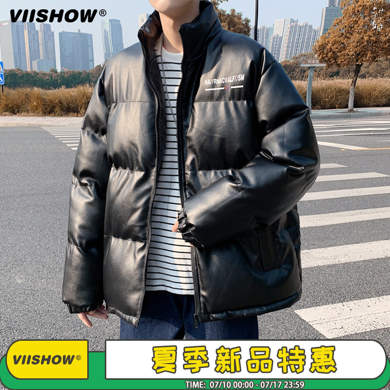 viishow宽松加厚潮牌棉衣