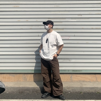 Daily1日系复古纯色打底短袖