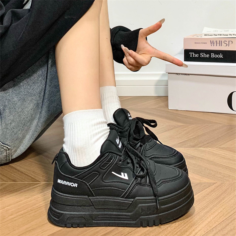 回力网红增高松糕板鞋女鞋小个子