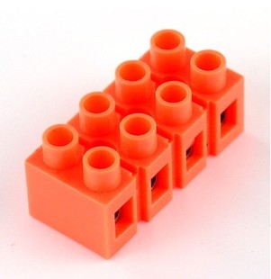 H2519 4P电线连接器 4基地座接线端子排6平方线对接线端子台板36A