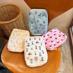 日系卡通可爱小狗多功能证件卡包旅行多层护照机票收纳包手账包