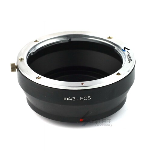 EOS-M4/3 佳能EF镜头转GF1/E-PL2/GH2/G3/GF3/E-P3/EM转接环 M43