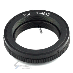 T2-M42 转接环 M42x0.75螺距-M42 T2口望远镜头转M42机身转接环