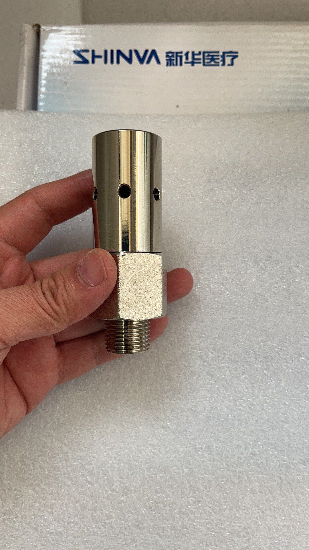 山东新华医疗shinva洁净蒸发器破真空阀,口径dn15,1/2寸,原装.