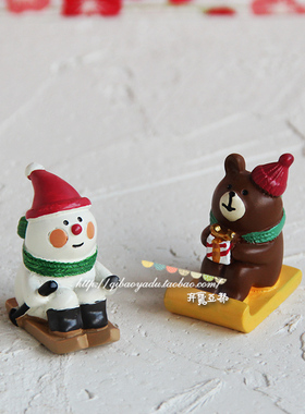 树脂摆件日系桌面公仔微景观摆件