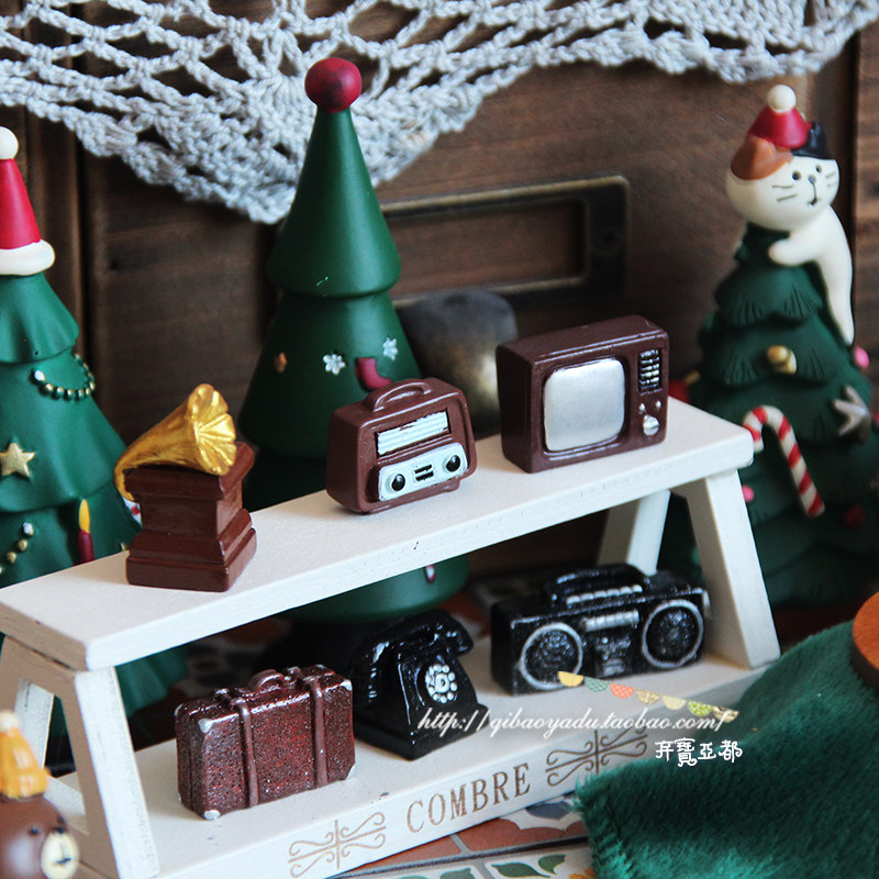 日式风复古公仔手办摆件