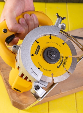 得力专业工具云石机手提瓷砖切割机大理石材开槽锯DL6351 6352