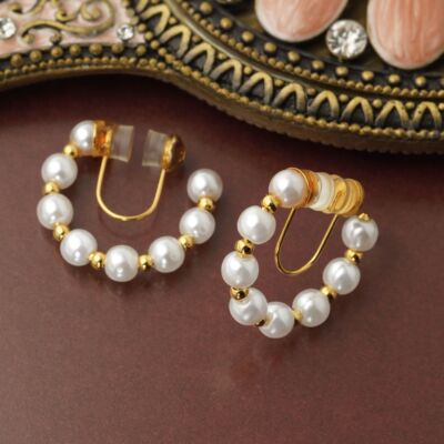 【耳夹】「mousse 金色」日本京都琉璃馆 专利无痛耳夹 人气