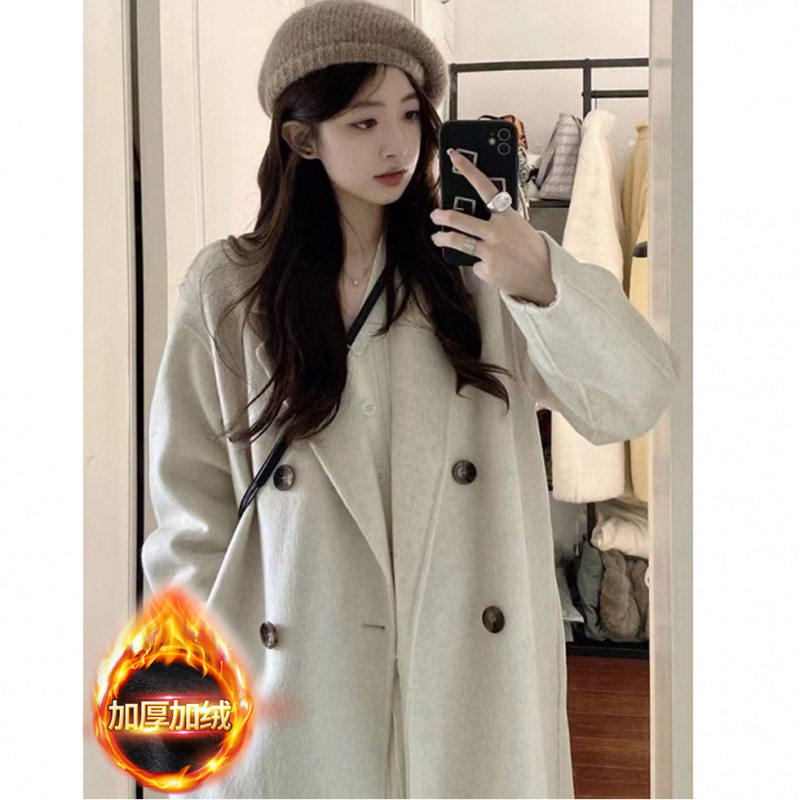 高级感毛呢外套女2024新